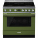 SMEG Cocina horno eléctrico  CPF9IPOG. 5 zonas. Verde agua. Zona Gigante